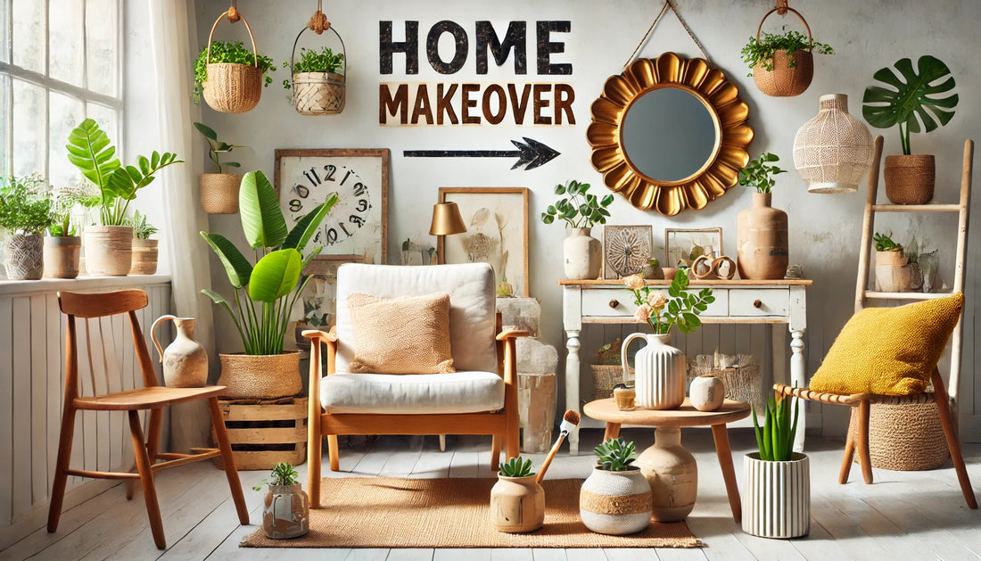 Home Makeover on a Budget: Affordable Ways to Refresh Your Living Space Using Second-Hand or Upcycled Items