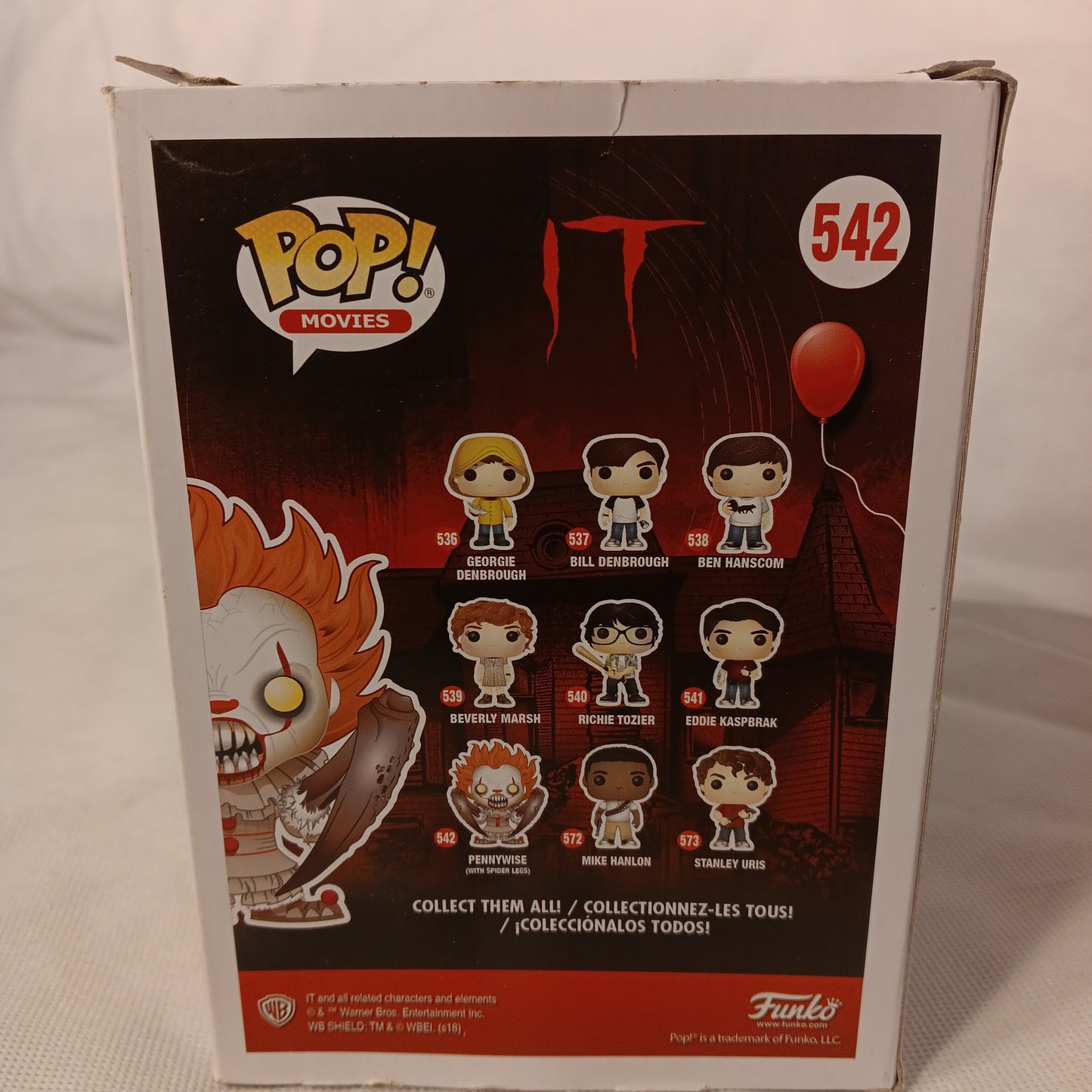 Funko pop pennywise 542 brand new in box.