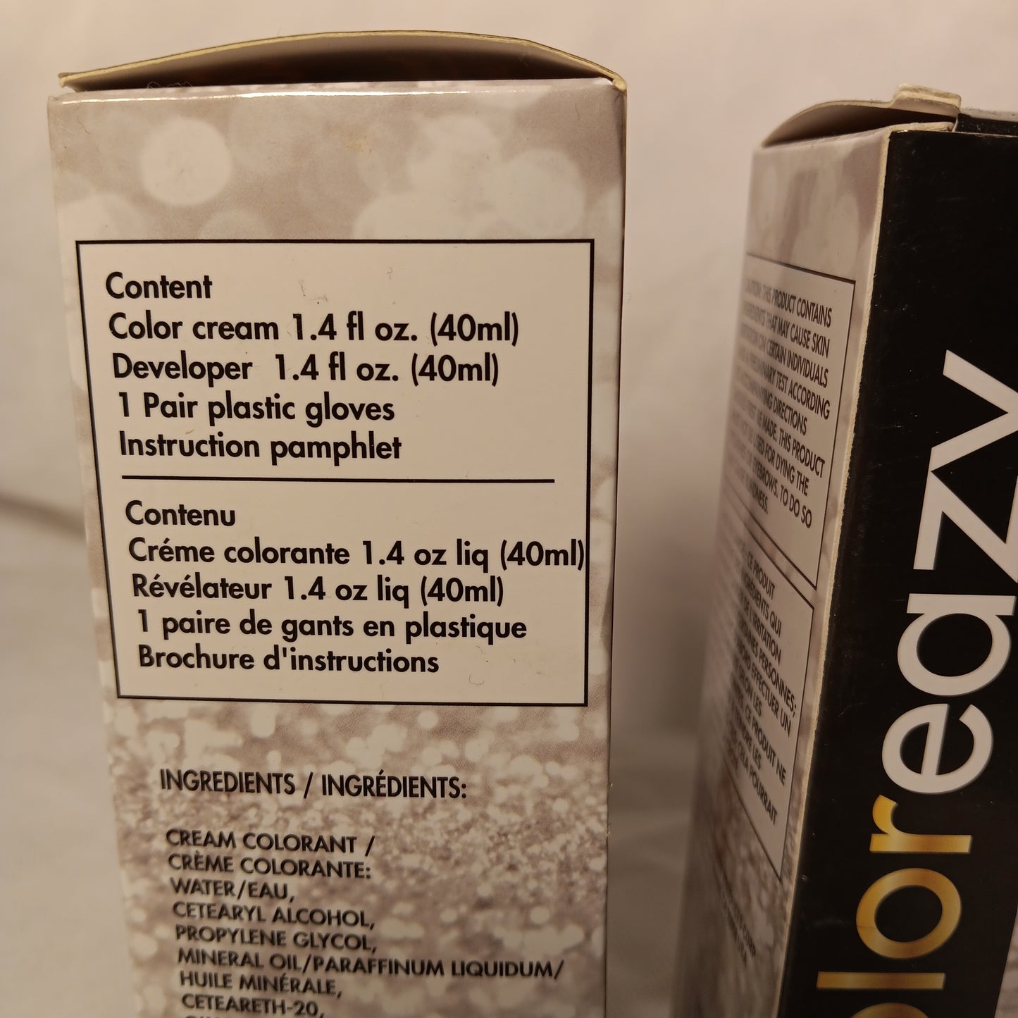 Coloreazy 3RV 2 pack medium auburn permanent cream hair color new